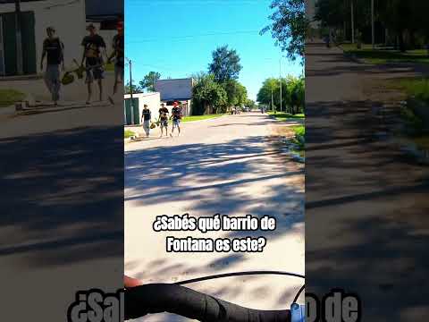 Recorriendo Fontana, Chaco: ¿Reconocés este barrio? 🚲