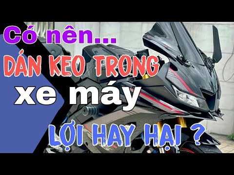 Có Nên Dán keo trong (Chụp keo) xe máy