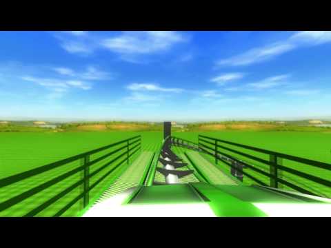 RCT3 RollerCoaster Tycoon 3 - The Green Machine! (HD)