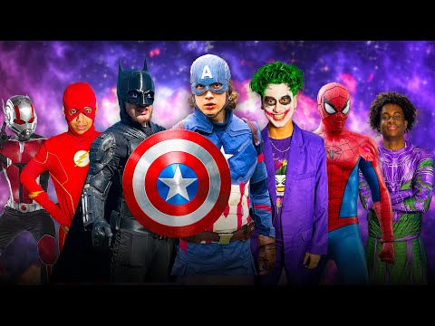 Superheroes VS Super Villains - Squid Game!