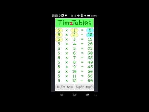 TimzTables 12 Times Tables Video