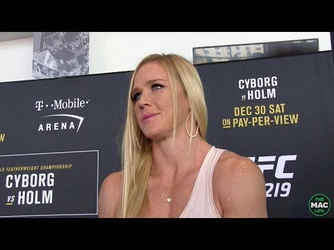 UFC 219 Media Day: Holly Holm Scrum