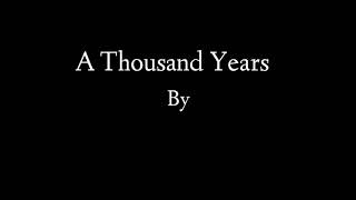 A Thousand Years - Boyce Avenue