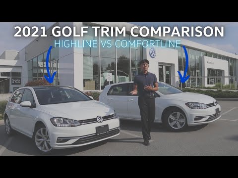 2021 VW Golf Trim Comparison: Comfortline VS. Highline | Abbotsford Volkswagen