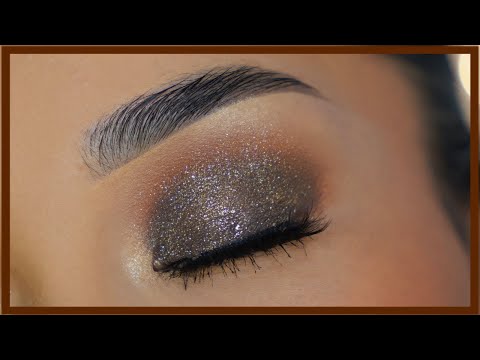 Sombras Oscuras Con Brillo Dorado | PASO A PASO