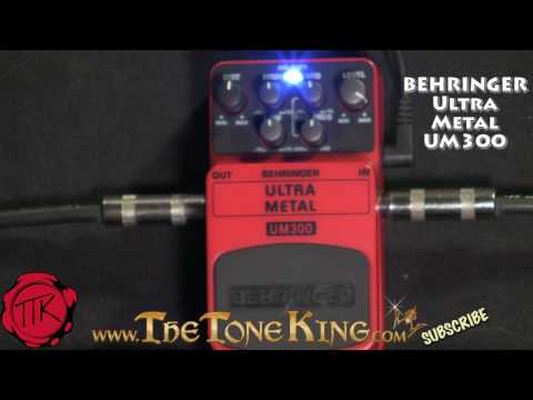 Ultra Metal Pedal Behringer Bugera UM300 UM-300 Boss Metal Zone MT2 MT-2 Demo Review Randall Halo