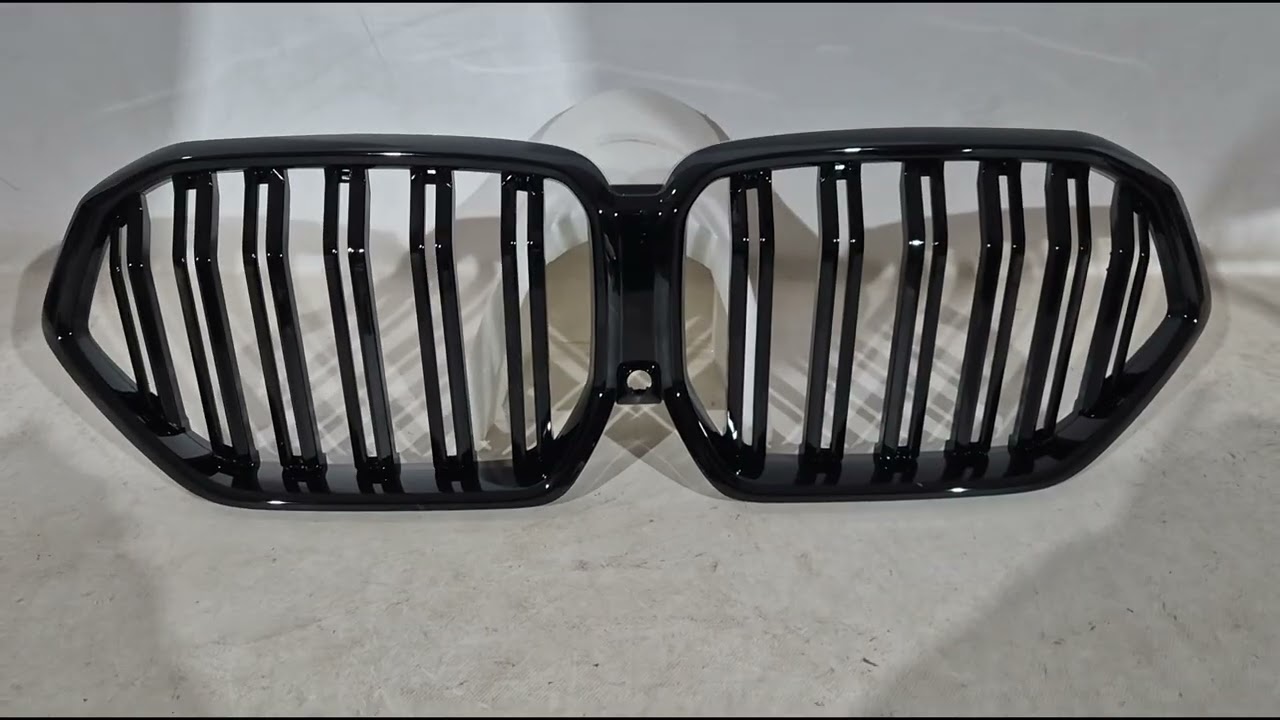 BMW X6 G06 2019- рр. Ніздрі M-Look (2019-2022, чорний глянцевий) Video 1