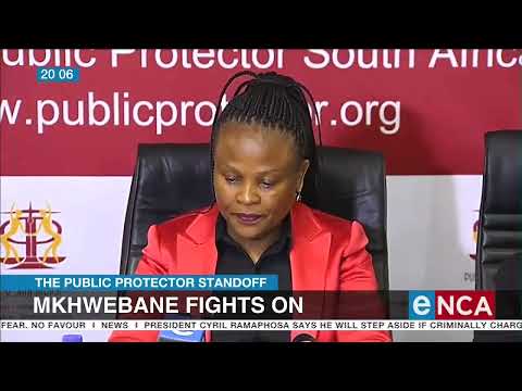 Public Protector Busisiwe Mkhwebane fights on