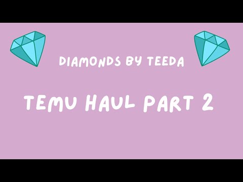 Diamond Painting Temu Haul Part 2
