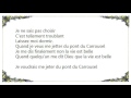 Emily Loizeau - Zool Lyrics