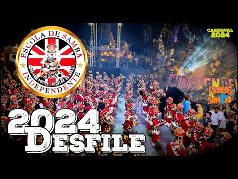 Independente 2024 - DESFILE - LARGADA  da Bateria RITMO FORTE #BotaOFone #PioneiroNoVídeoDosBreques