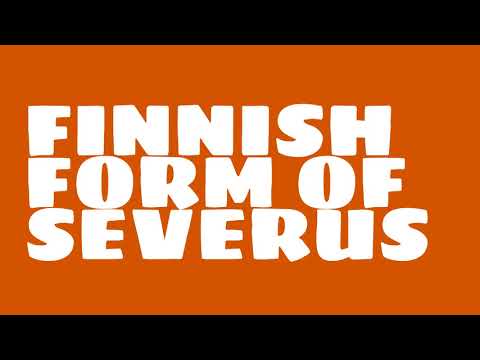 What is the origin of the name Severi?