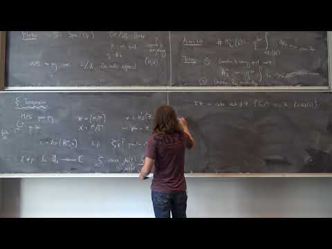 Chris Lazda: p-adic integration of the Hasse invariant, part 1 of 2