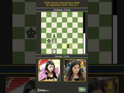 🇺🇦 Yuliia Osmak vs Oliwia Kiolbasa 🇵🇱 | FIDE Women Grand Swiss 2025 | Round 3