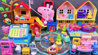 10 Minutes Satisfying with Unboxing Peppa Pig Car Train Toys Playground Set Review Toys | ASMR