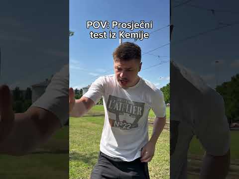 POV: Prosječni test iz kemije🧑‍🔬🧪⚗️ #balkan #pabstv