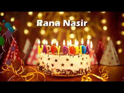 Rana Nasir Birthday Cake | Happy Birthday Rana Nasir @wishes-for-you