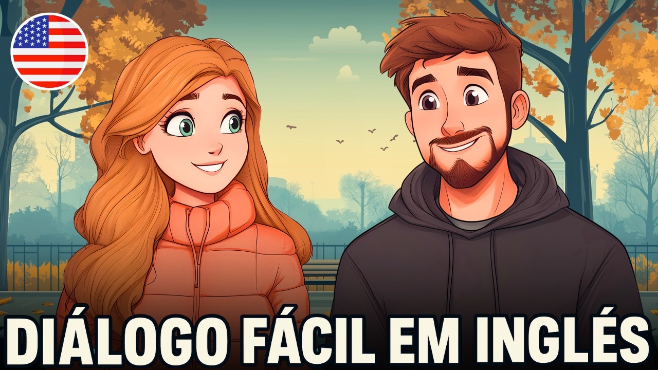 Ouça este diálogo e comece a entender inglês fácil e rápido 🔥 Encontro casual e café entre amigos
