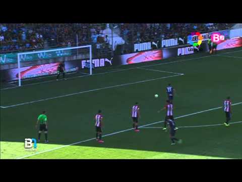 Gol Saúl de Penalti. Eibar 2 - Athletic Bilbao 0. Liga BBVA 15/16