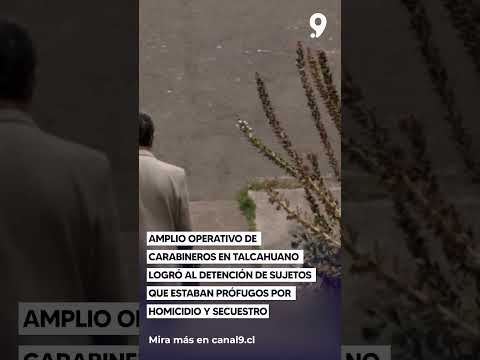 Amplio operativo de Carabineros en Talcahuano logró al detención de sujetos que estaban prófugos