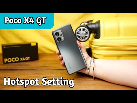 How To Hotspot Setting In Poco X4 GT,Enable Hotspot In Poco X4 GT