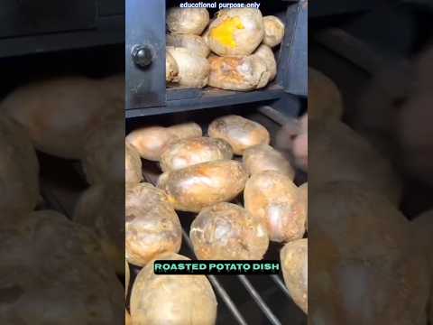 पोलिएको आलुबाटै लाखौँ कमाउने तरिका | Unique Roasted Potato Dish That Earns Millions #potato #shorts
