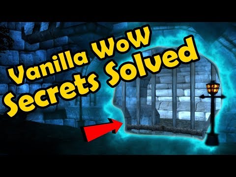 Vanilla WoW Secrets Solved, As Well as Other Facts About WoWs Early Design