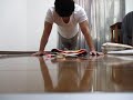 500 Push ups in one set #81 腕立て伏せ500回+30kgダンベルフロアプレス左22回