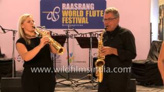 Riga Saxophone Quartet performs in India