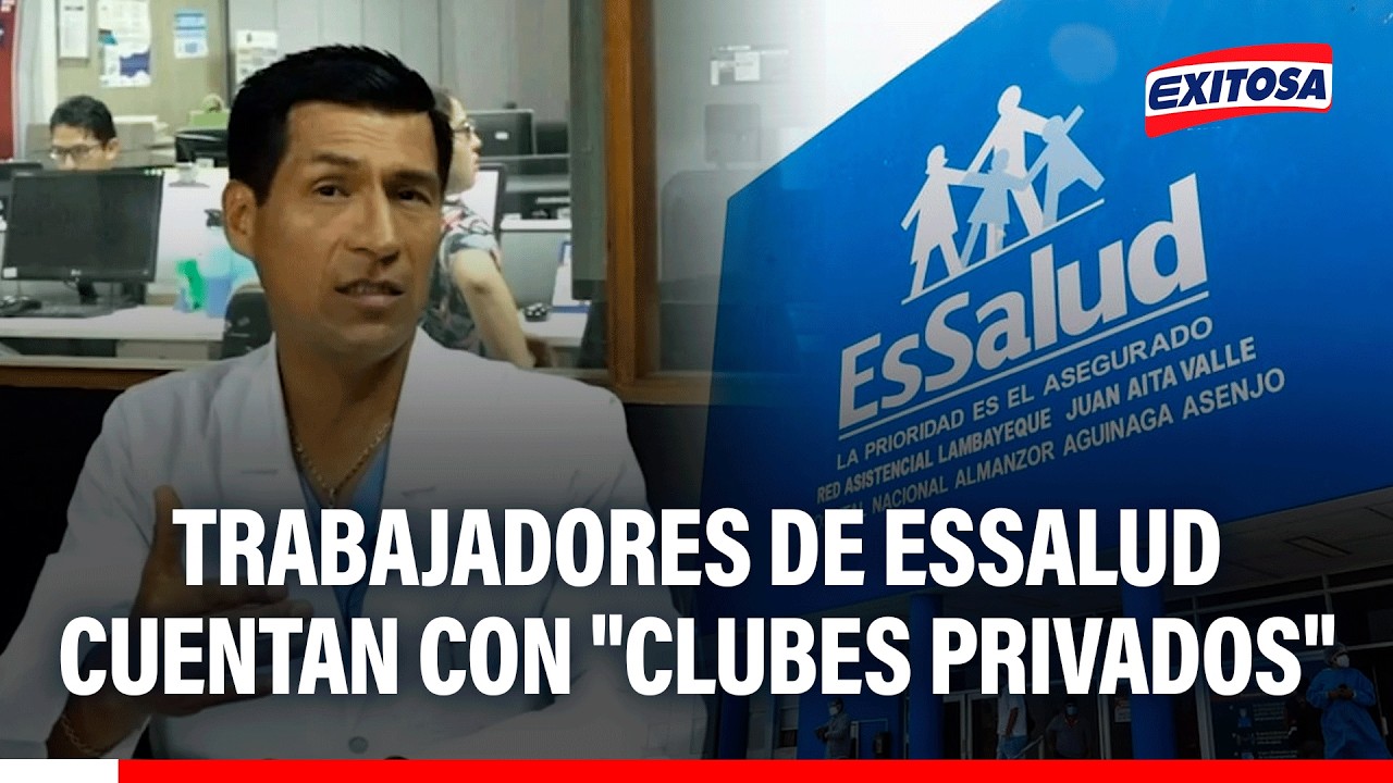 🔴🔵 Almerí: Trabajadores de EsSalud cuentan con "Clubes privados" mientras asegurados sufren