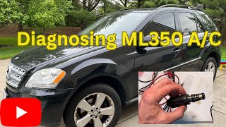 Diagnosing Mercedes Benz ML350 Air Conditioning (W164)