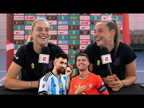 Can Alessia Russo and Ella Toone agree on the football GOAT? 🐐 | ESPN FC
