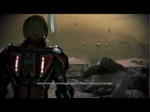Mass Effect 3 walkthrough part 42 - Summon the Thresher Maw Kalros against the Reaper