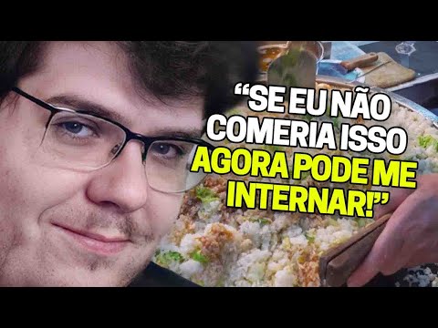 CASIMIRO REAGE: MISTURADÃO DE CAMARÃO E OVO! COMIDA DE RUA TAIWANESA | Cortes do Casimito