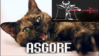 Undertale - Asgore with a cat + Bergentrückung Intro 😸