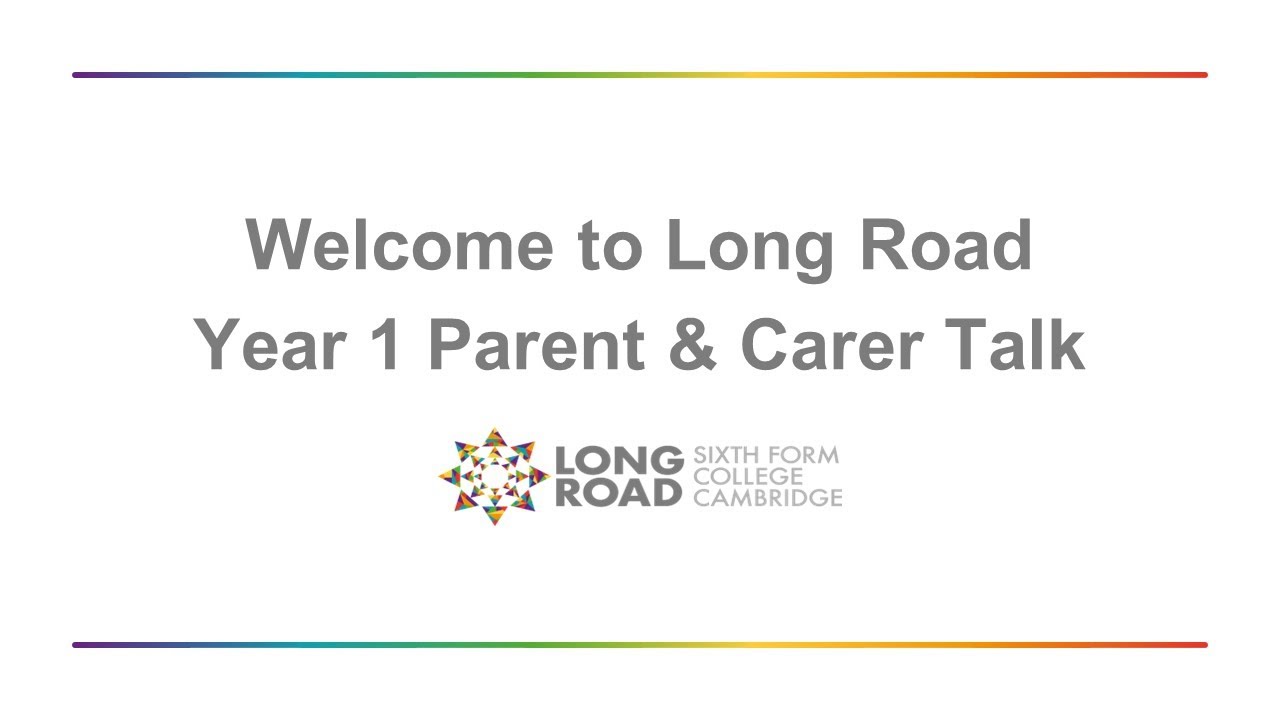 Welcome to Year 1 - Long Road Parent & Carer Talk