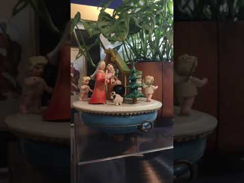 Mid Century Steinbach Nativity Music Box Made in Germany
