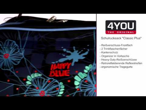 Der Produktspot zum Schulrucksack 4YOU Classic Plus - Schulranzen.net