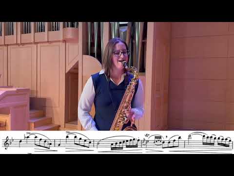 NMEA All State Tenor Saxophone Lyrical Etude