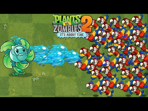 PvZ 2 - How Many Plants can kill 100 Parrot Zombies