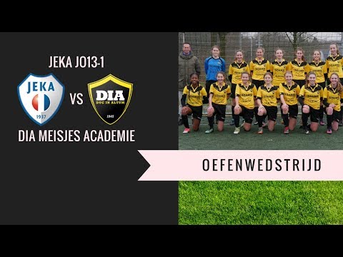 JEKA JO13-1 vs DIA Meisjes Academie