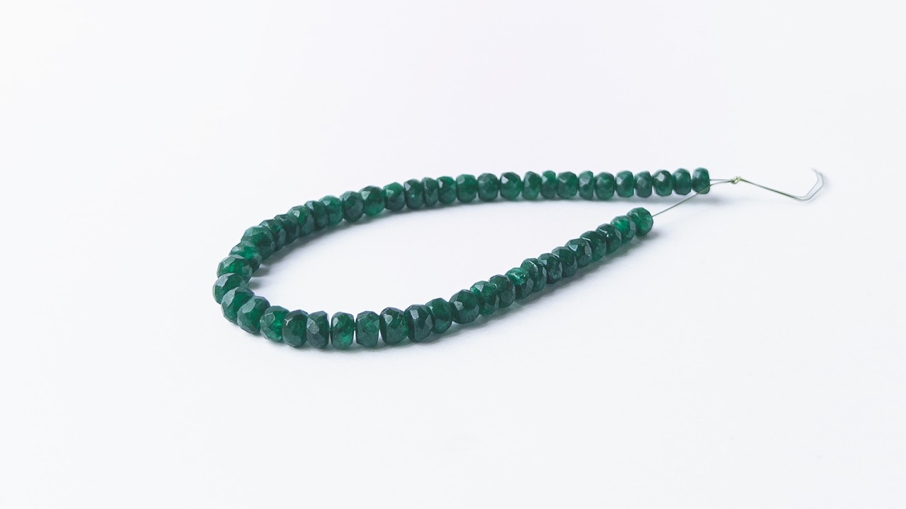 Beryl | Faceted Rondelle | 5-5.5mm Bead Size | 50 Pieces video