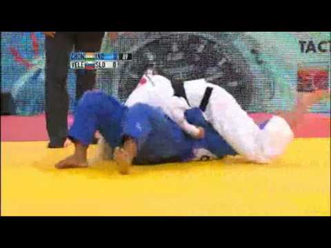JUDO 2011 World Championships: Jina Devi Chongtham (IND) - Ana Velensek (SLO)