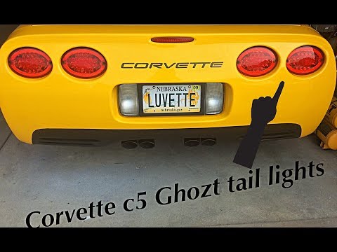 Corvette sequential Halo LED c5 tail lights w/ ghotz sequencer