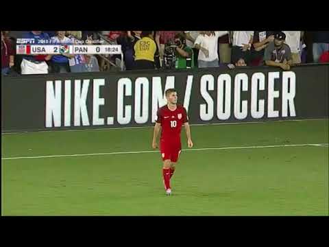 Christian Pulisic scores 1st goal for USA against Panama, Oct. 6, 2017