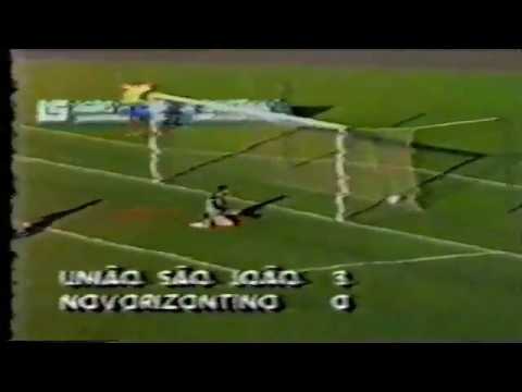 União São João 3 x 0 Novorizontino - Paulista A-1 1990