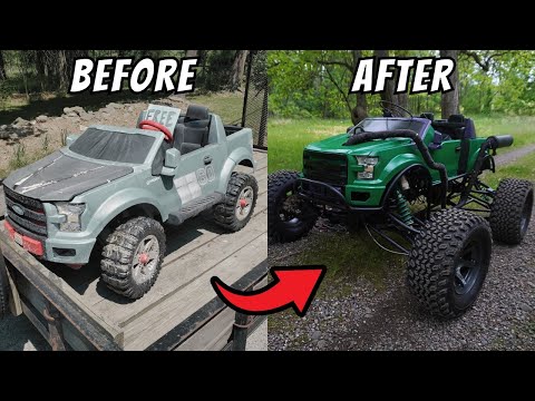 I Built a 50HP F150 Power Wheels From Scratch | Full Build in 45 Minutes