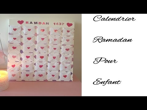 🌙DIY Calendrier Ramadan pour enfant🌙