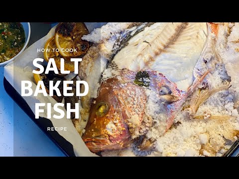 Salt Baked Fish Recipe (Whole Red Snapper) | Panasonic Cubie Oven Recipe