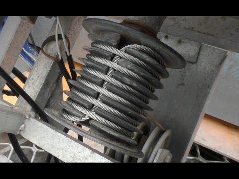 Winding cable and drum boat steering